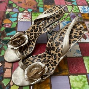 Dolce & Gabbana Lucite Heel Sandal